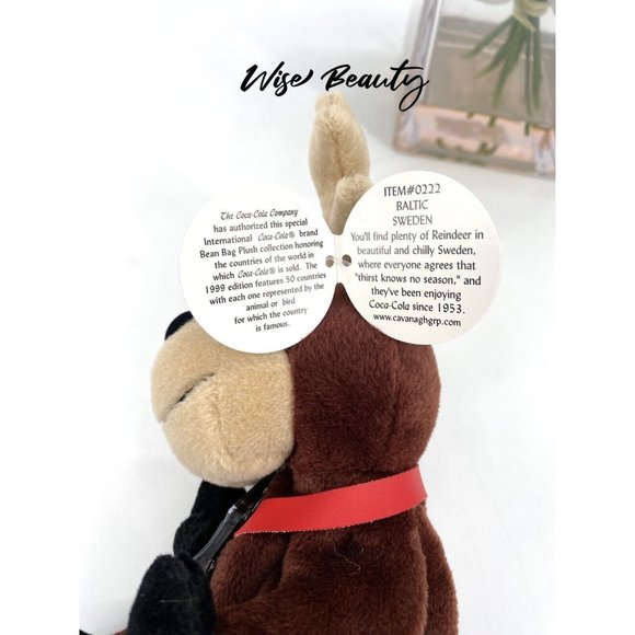 1999 Coca-Cola International SWEDEN - BALTIC The REINDEER Plush Stuffed Animal - Picture 6 of 9